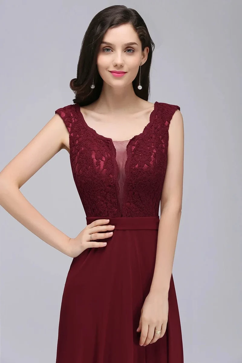 Robe demoiselle d'honneur longue chic