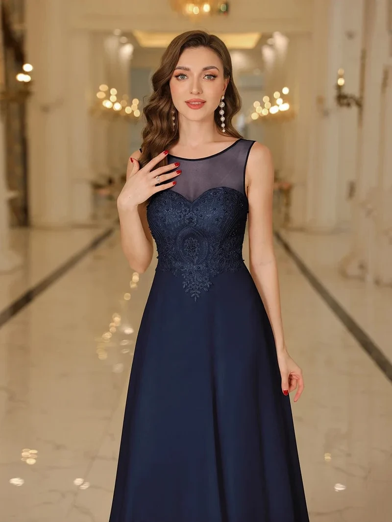 Robe invitée de mariage longue élégante