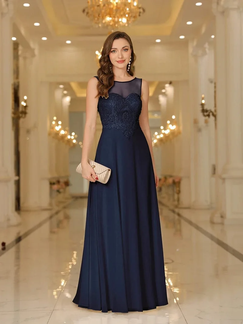 Robe invitée de mariage longue élégante