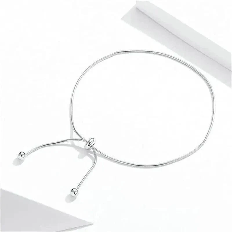 Chaîne de cheville en argent