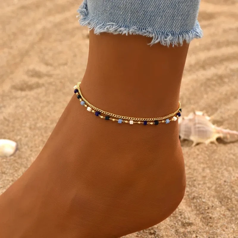 Bracelet cheville bohème