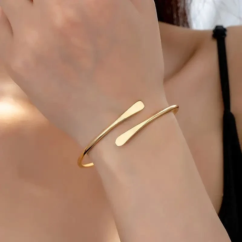 Bracelet jonc en or
