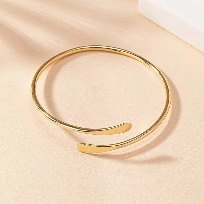 Bracelet jonc en or