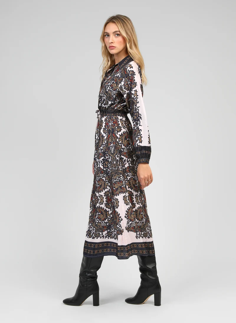 ROBE LONGUE OSSALITA filiamo ecru