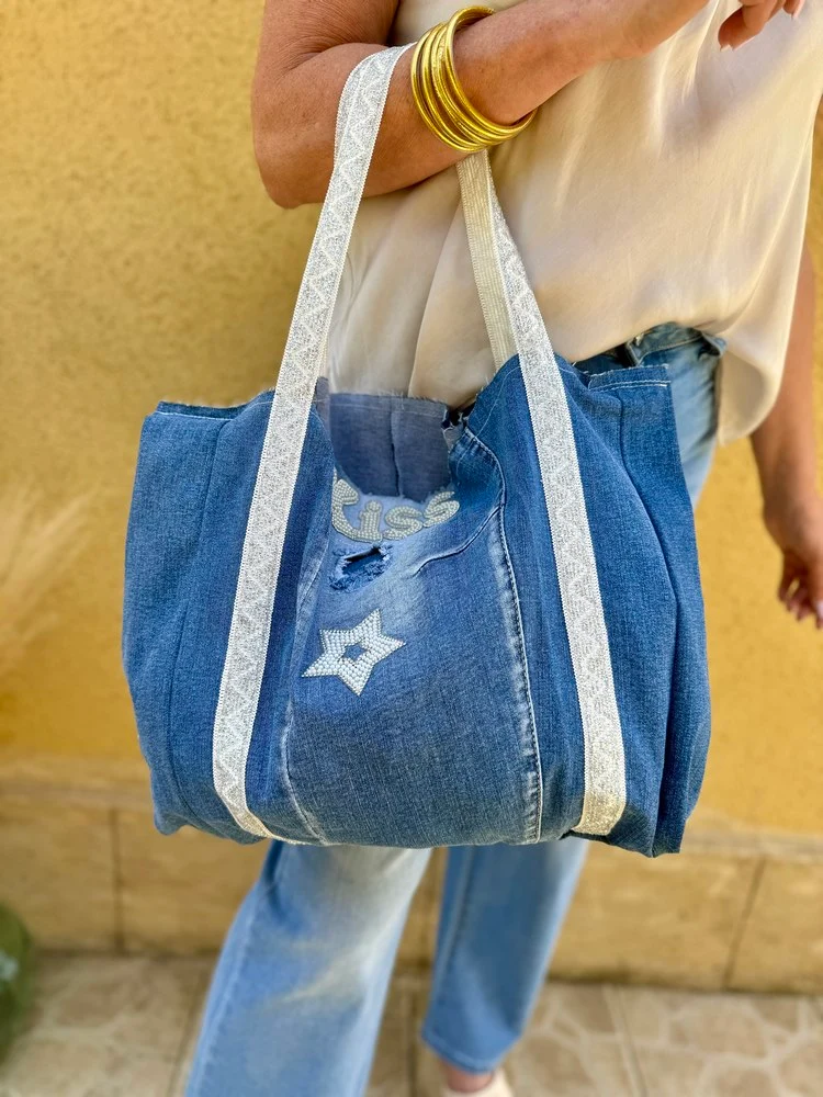 Sac en jean Kiss