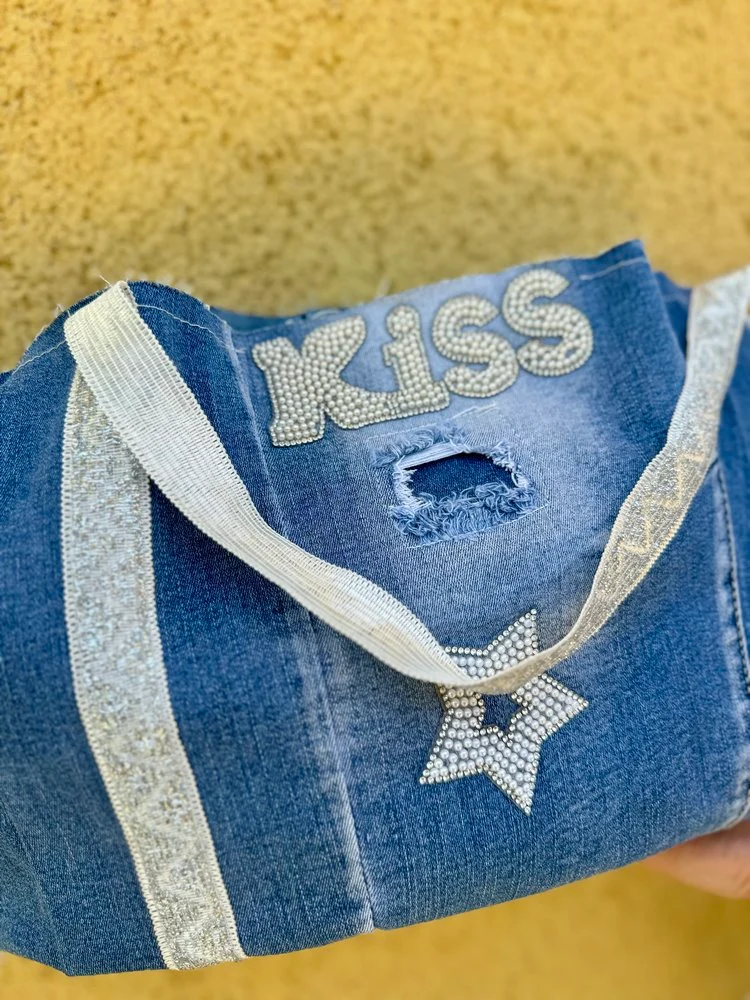 Sac en jean Kiss