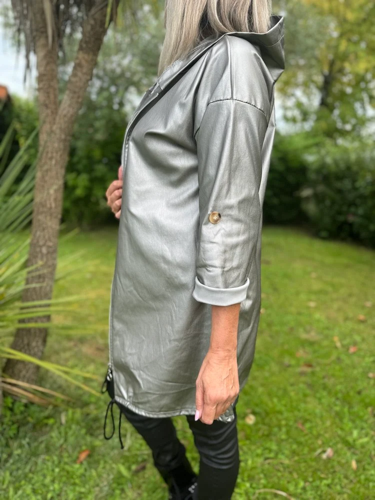 Veste simili Skull gris