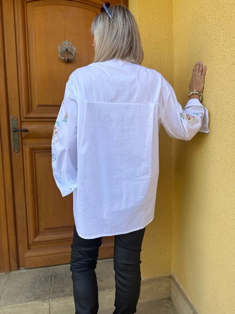Chemise loose Alissa blanc
