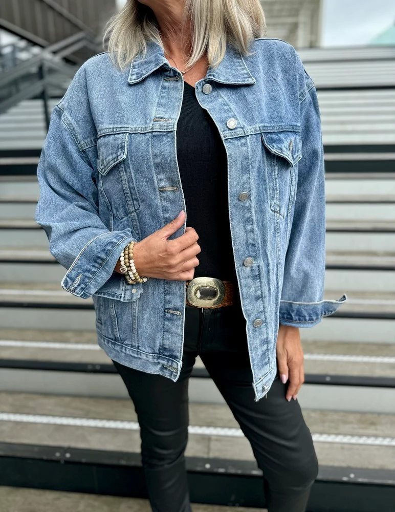 Blouson loose en jean MICHAEL