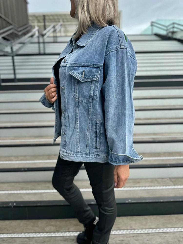Blouson loose en jean MICHAEL