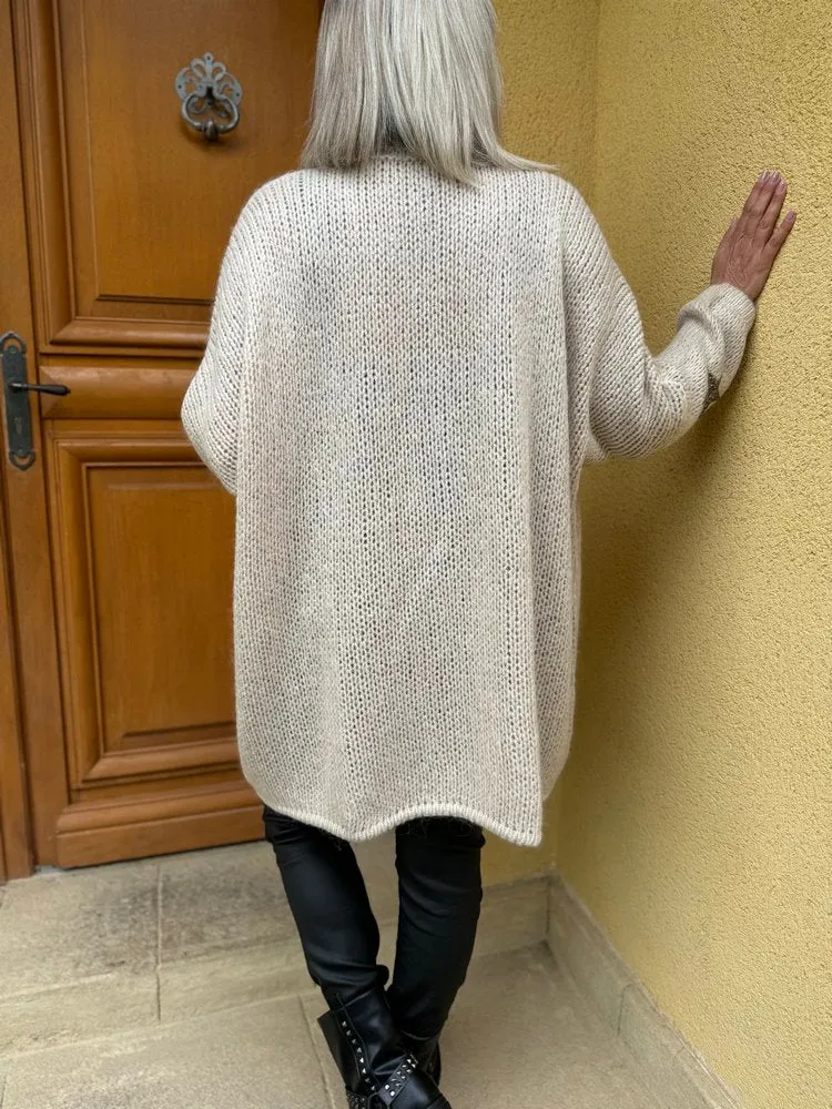 Gilet méga loose Georgio beige