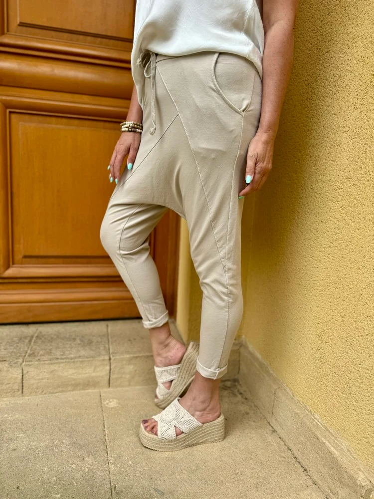 Jogg sarouel Théo beige