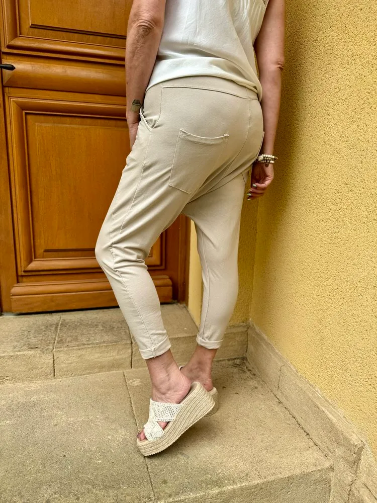 Jogg sarouel Théo beige