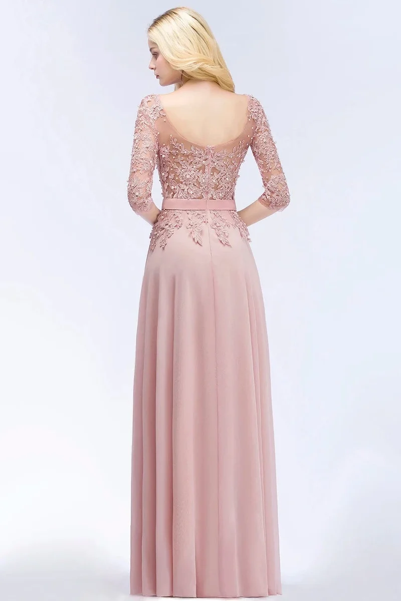 Robe invitée mariage chic haut dentelle