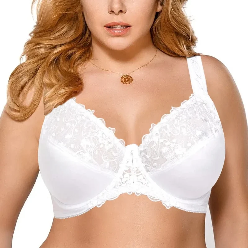 Soutien-gorge grande taille blanc