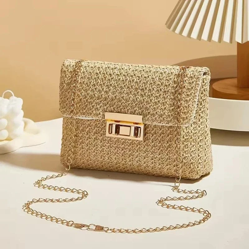 Sac bandoulière doré