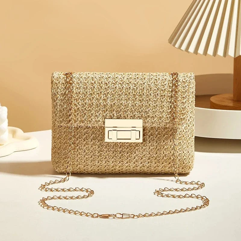 Sac bandoulière doré