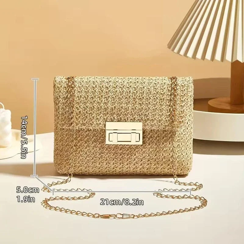 Sac bandoulière doré