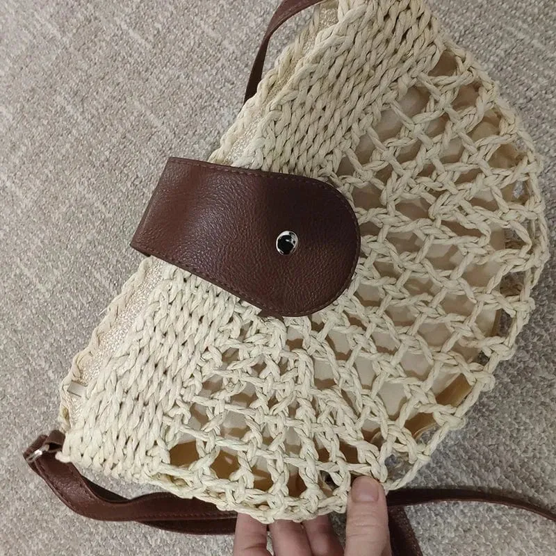 Sac à main en paille