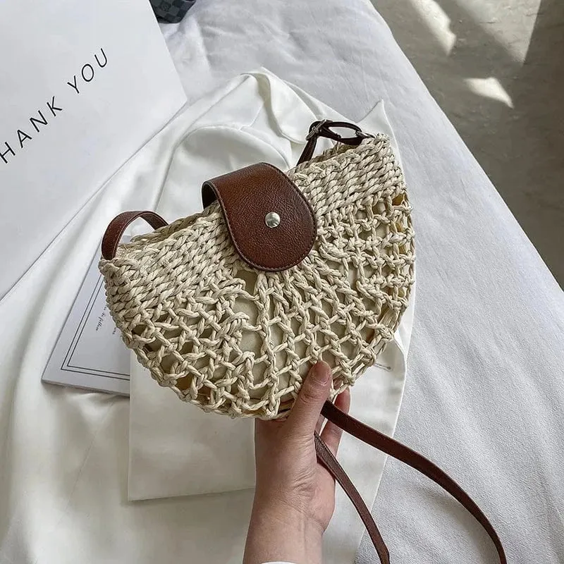 Sac à main en paille