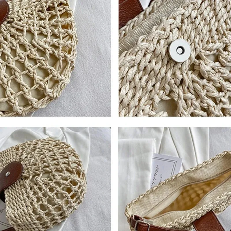 Sac à main en paille