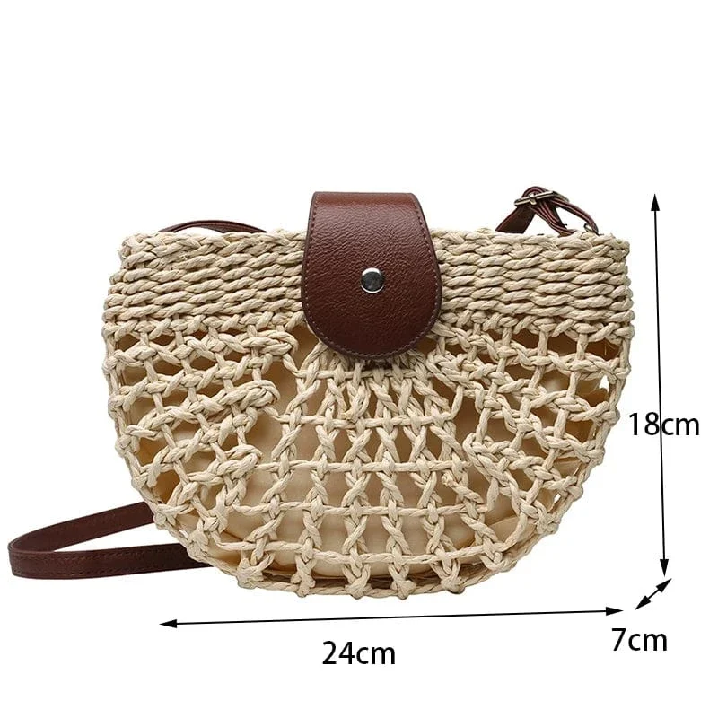 Sac à main en paille