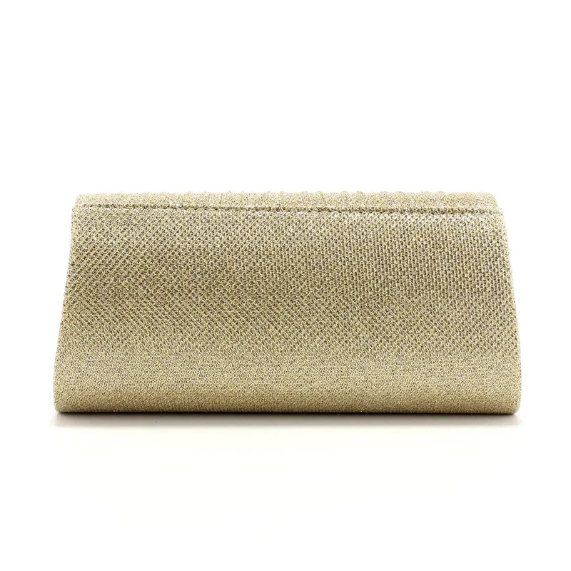 Pochette dorée à paillettes