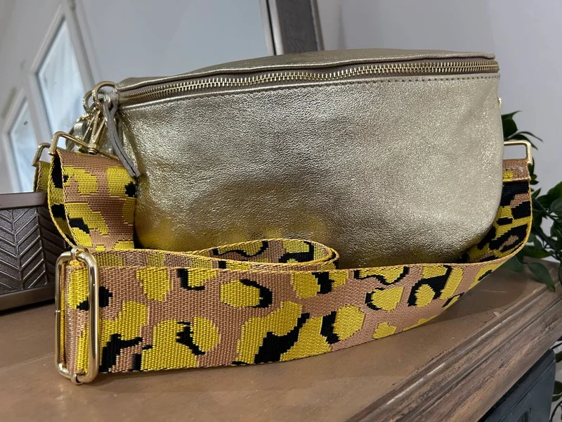 Bandoulière de sac Dana jaune