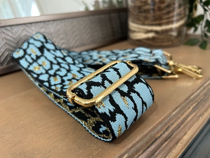 Bandoulière de sac Gina bleu