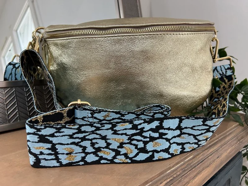 Bandoulière de sac Gina bleu