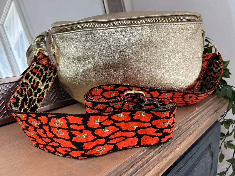 Bandoulière de sac Gina orange