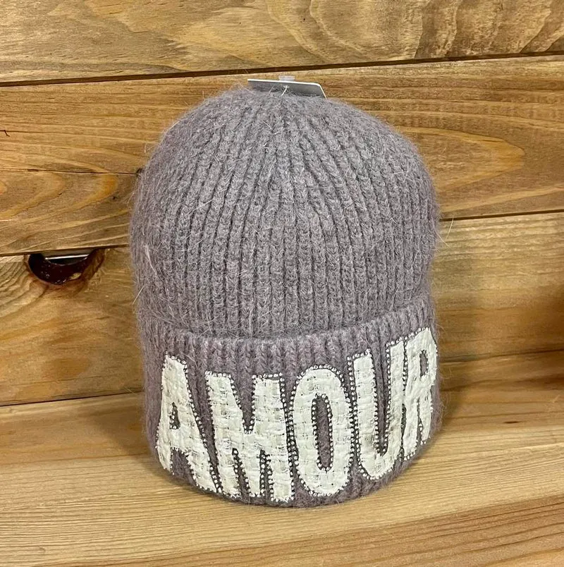 Bonnet Amour taupe