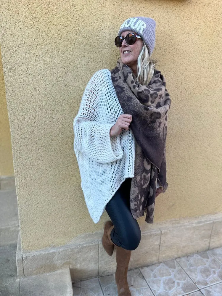 Bonnet Amour taupe