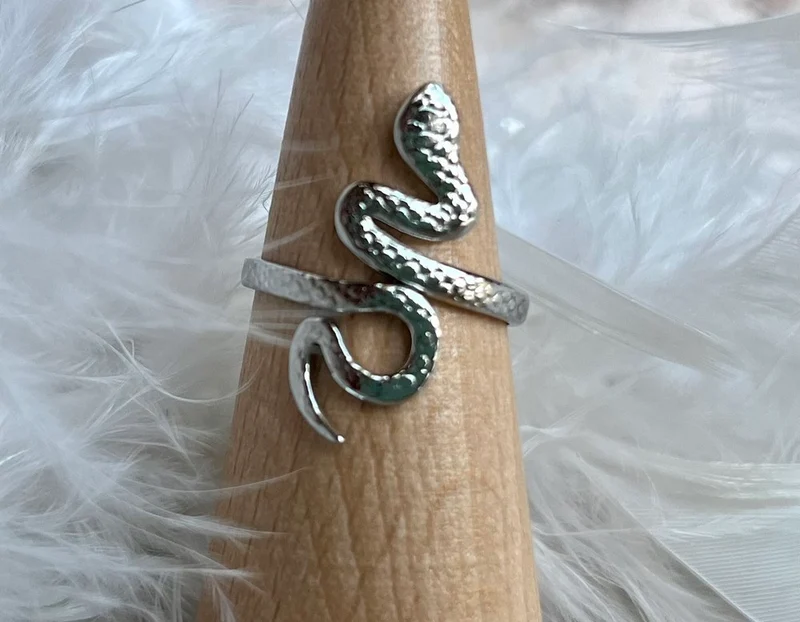 Bague Snake argent
