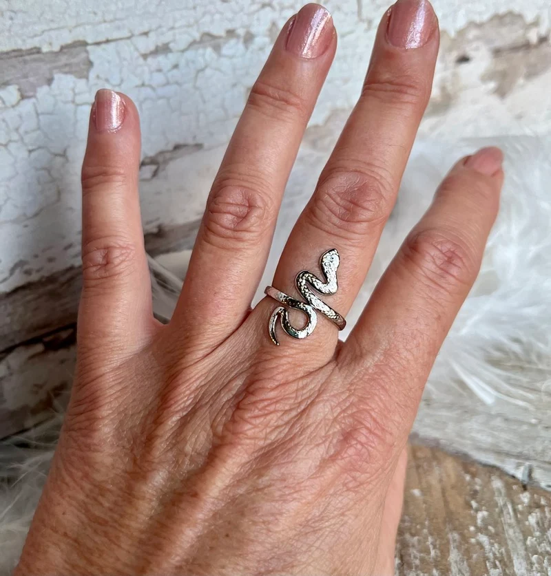 Bague Snake argent