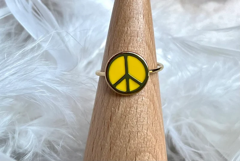 Bague Pepita moutarde