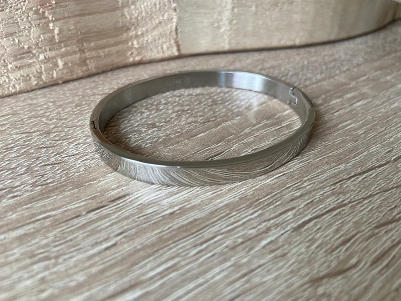 Bracelet Jonc Charlie argenté