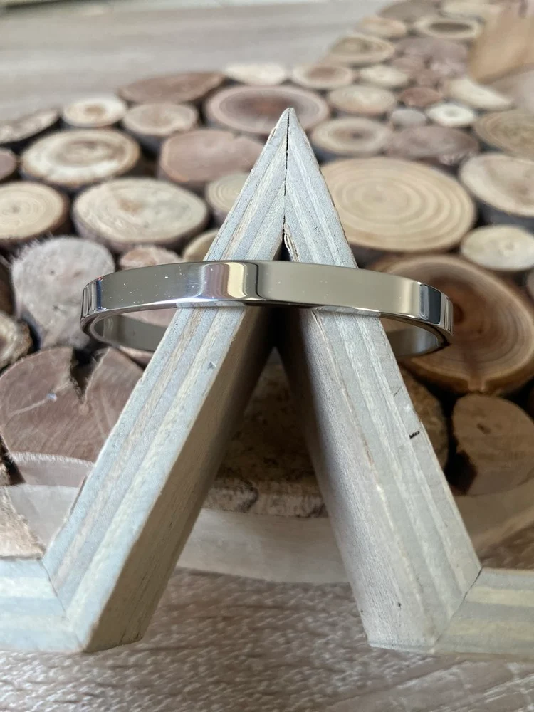Bracelet Jonc Charlie argenté