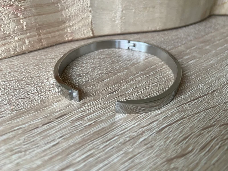 Bracelet Jonc Charlie argenté
