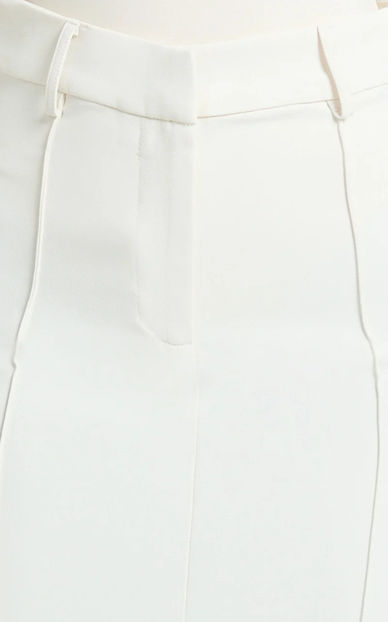 Stella Maxi Skirt - High Waisted Pencil Skirt in Stone