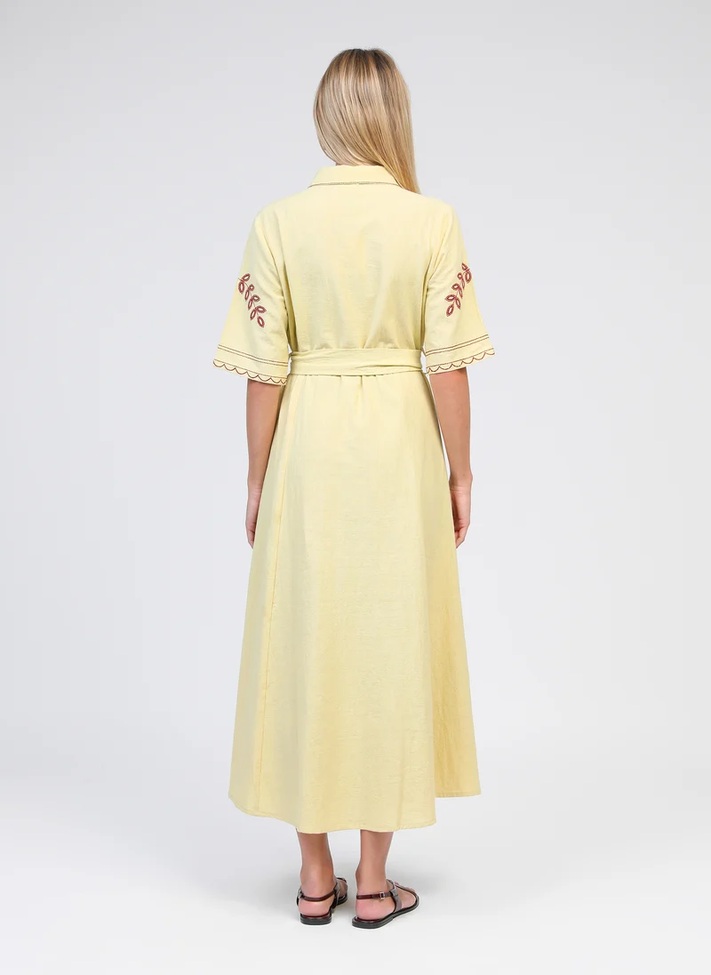 ROBE LONGUE OSMINA ble