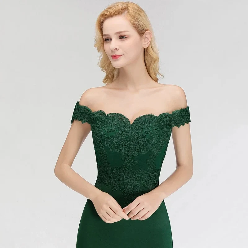 Robe pour mariage invité chic épaules dénudées