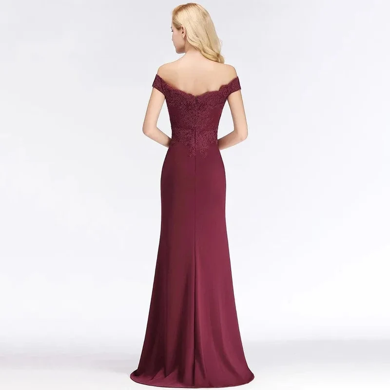 Robe pour mariage invité chic épaules dénudées