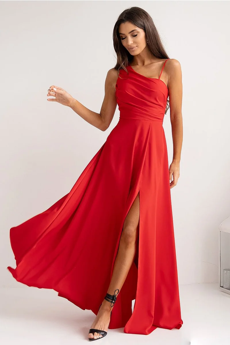 Robe demoiselle d'honneur longue fendue
