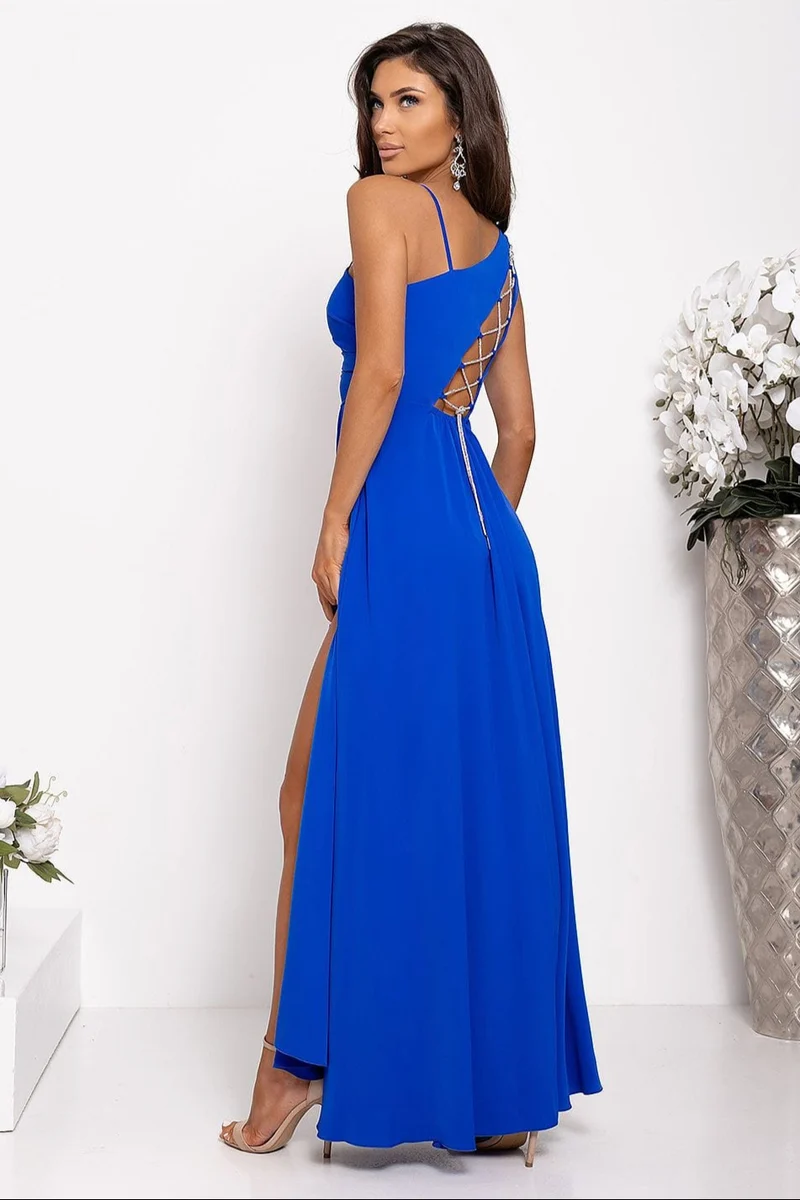Robe demoiselle d'honneur longue fendue