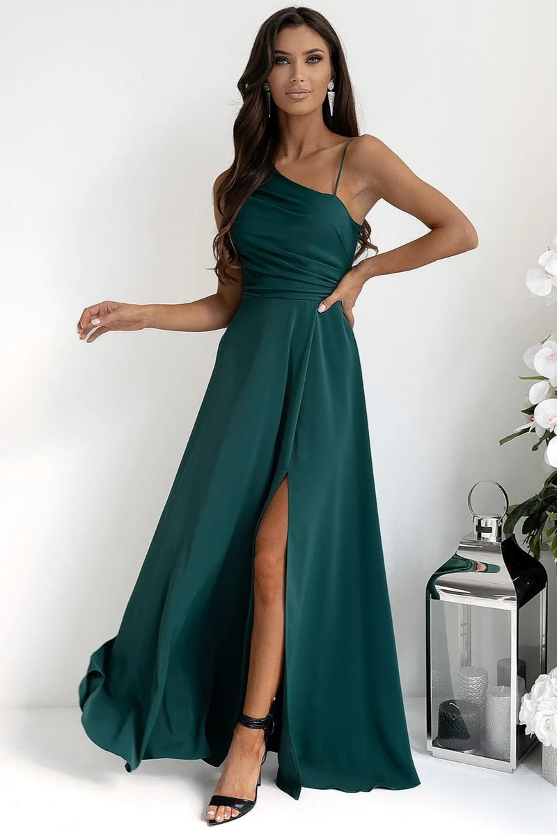 Robe demoiselle d'honneur longue fendue