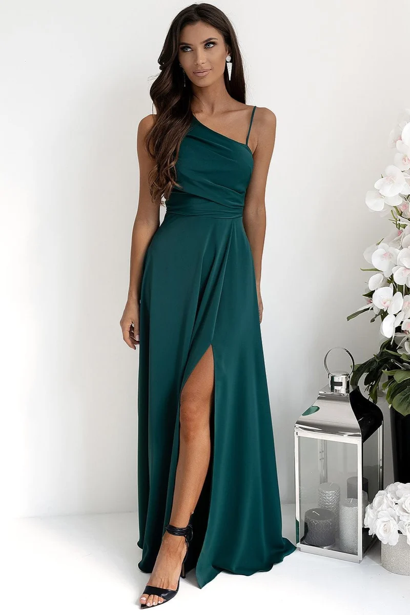Robe demoiselle d'honneur longue fendue