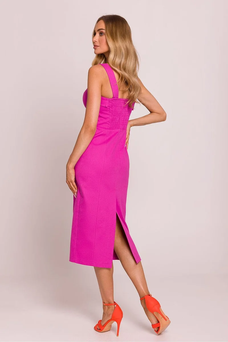 Robe fourreau midi bustier