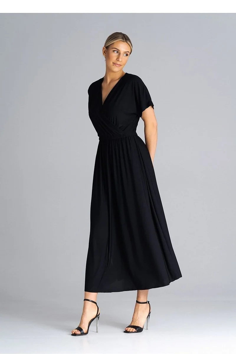 Robe casual pour été longue manches courtes
