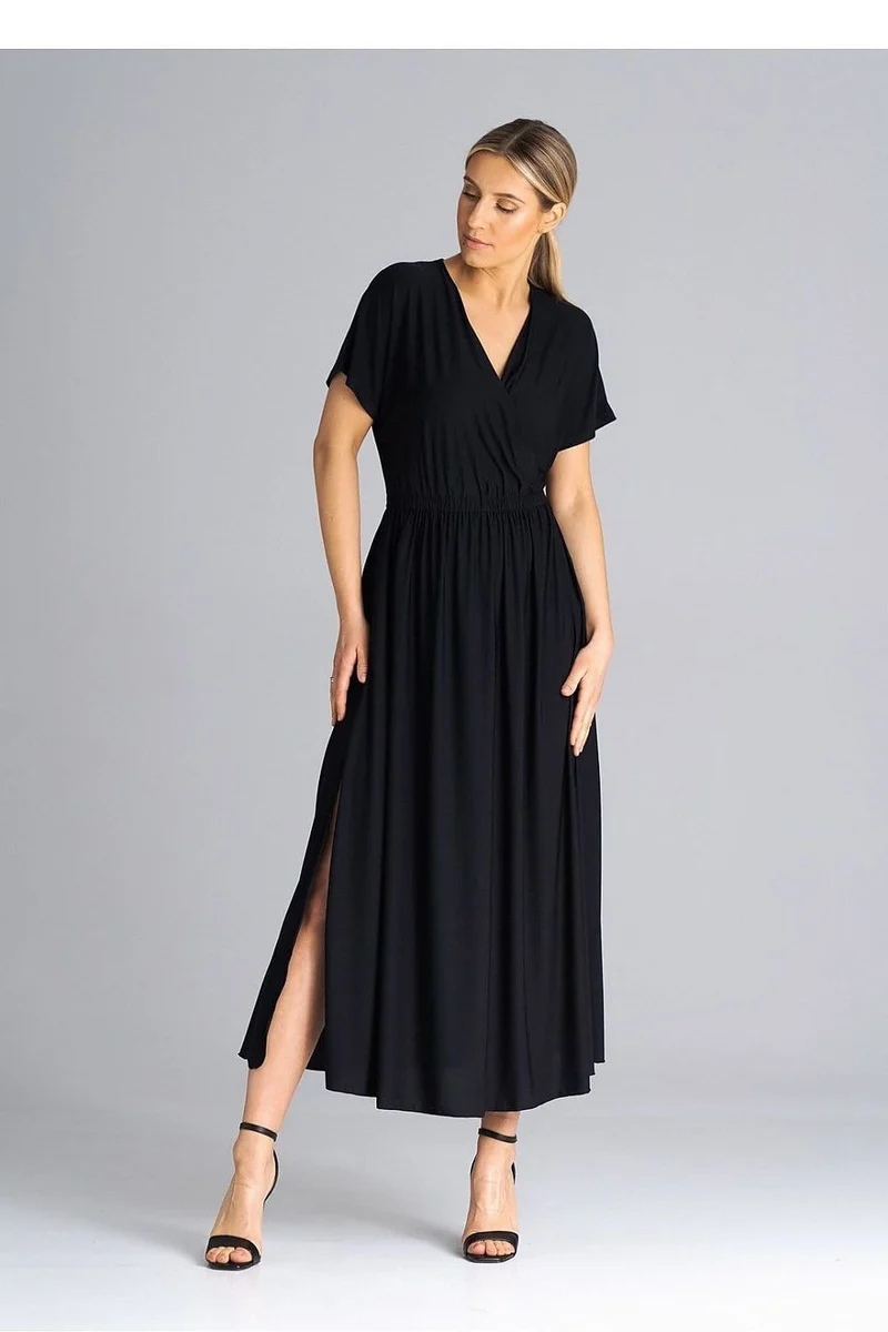 Robe casual pour été longue manches courtes